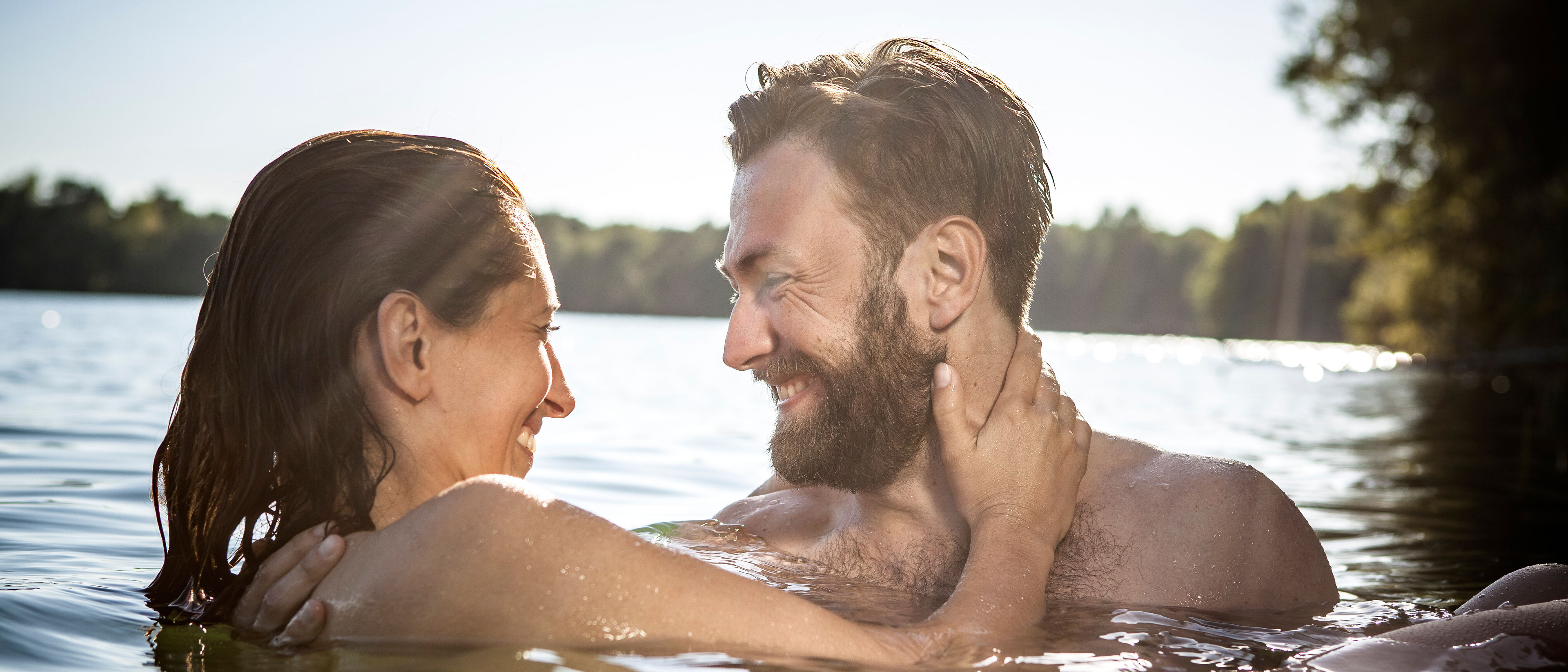 A couple enjoying together 