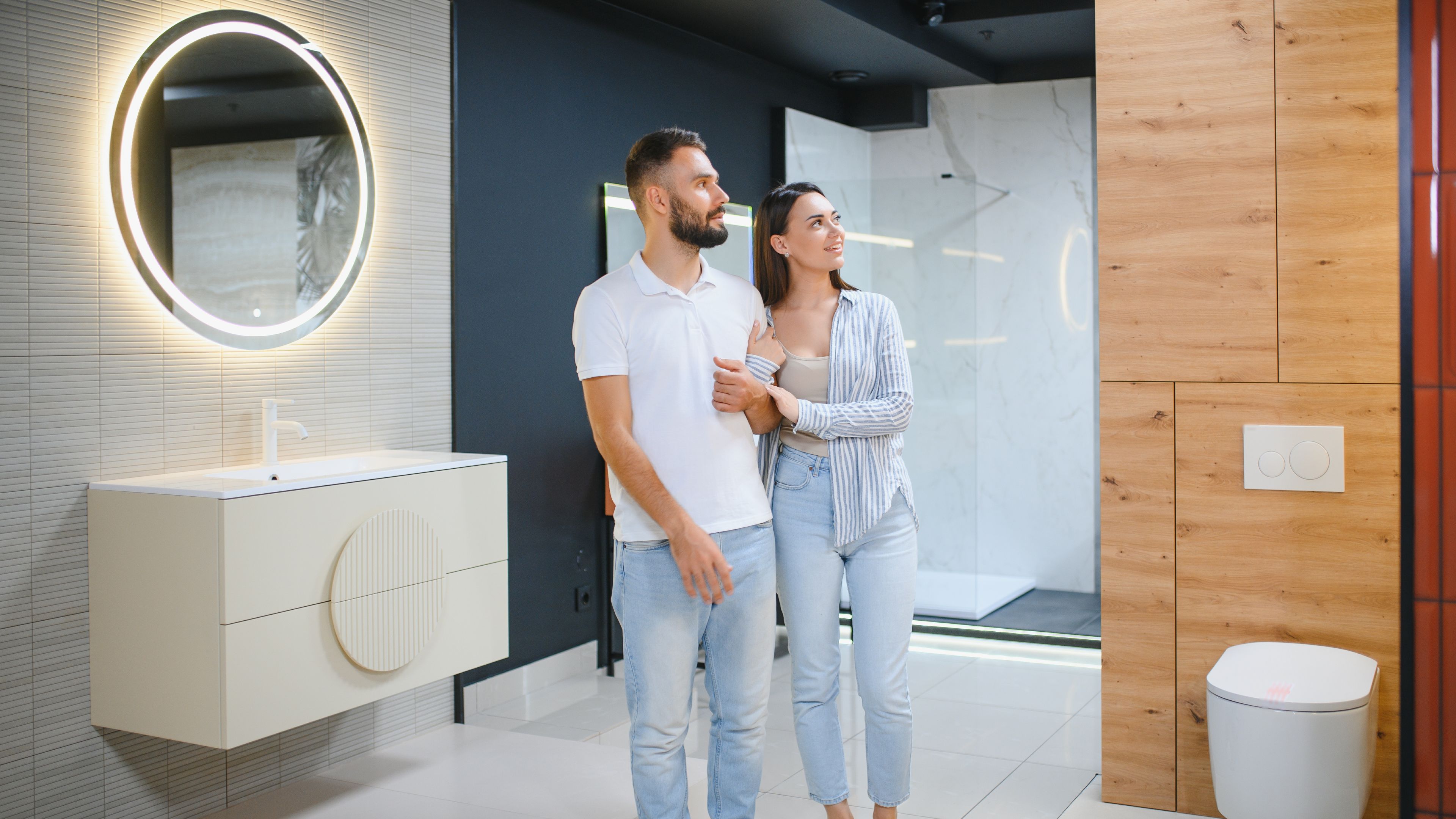 A couple in a shop