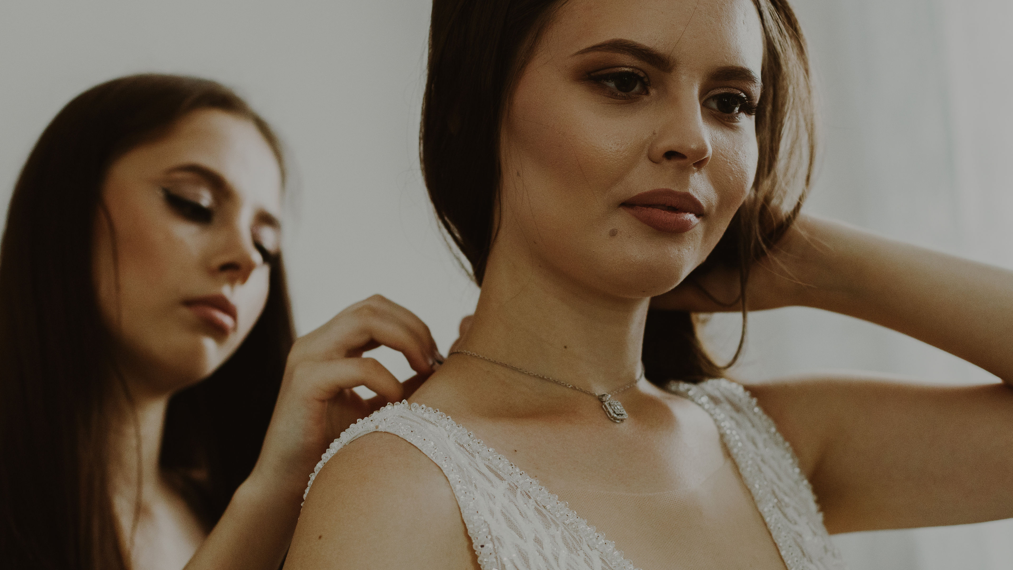 A woman with micro jewellery