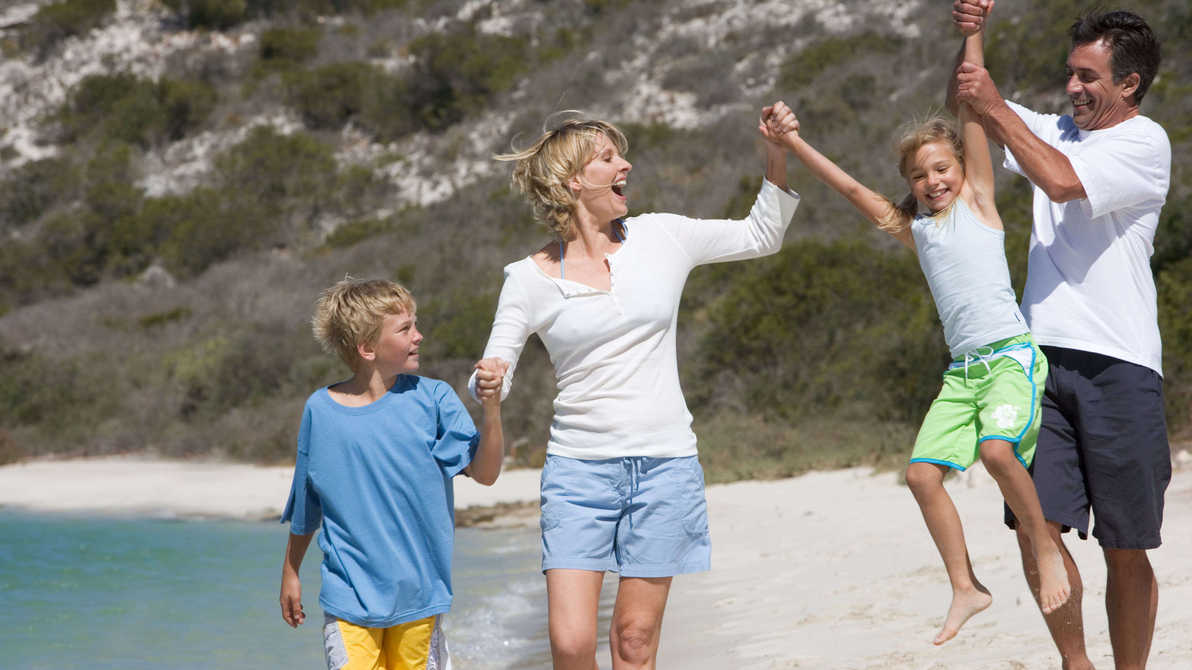 Family Fun at Beach