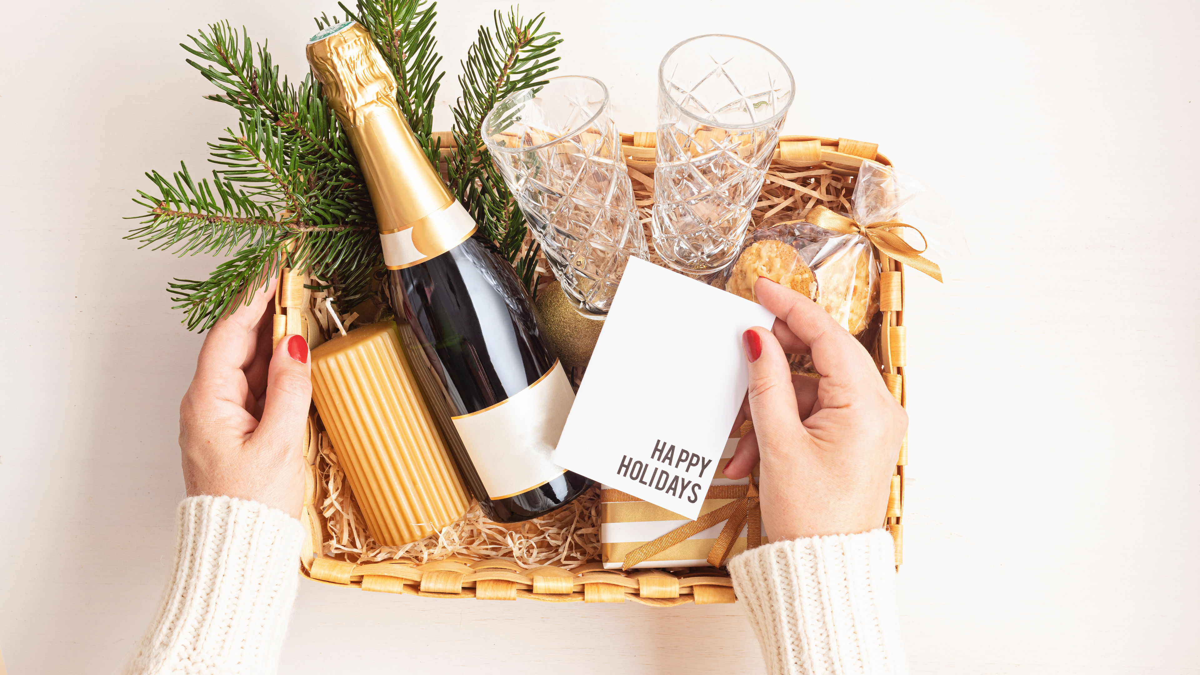 Holiday gift basket