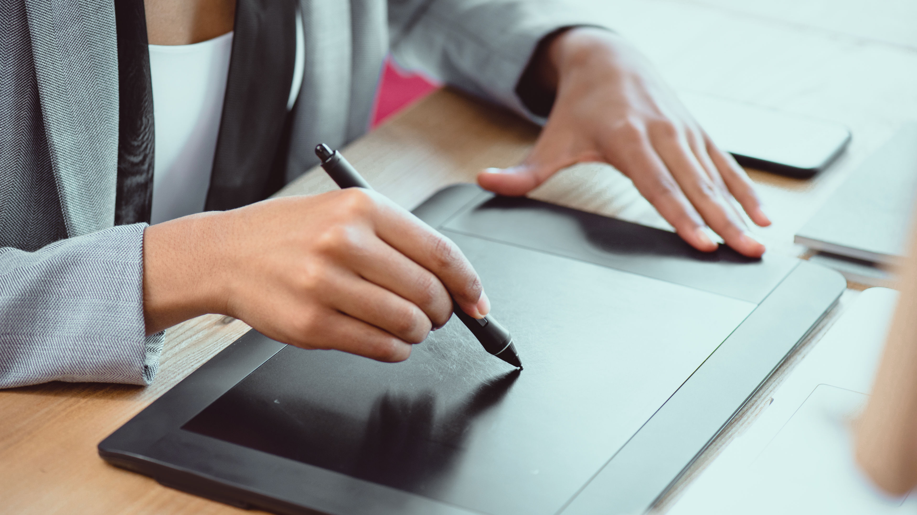 Illustrator Working on an Animation