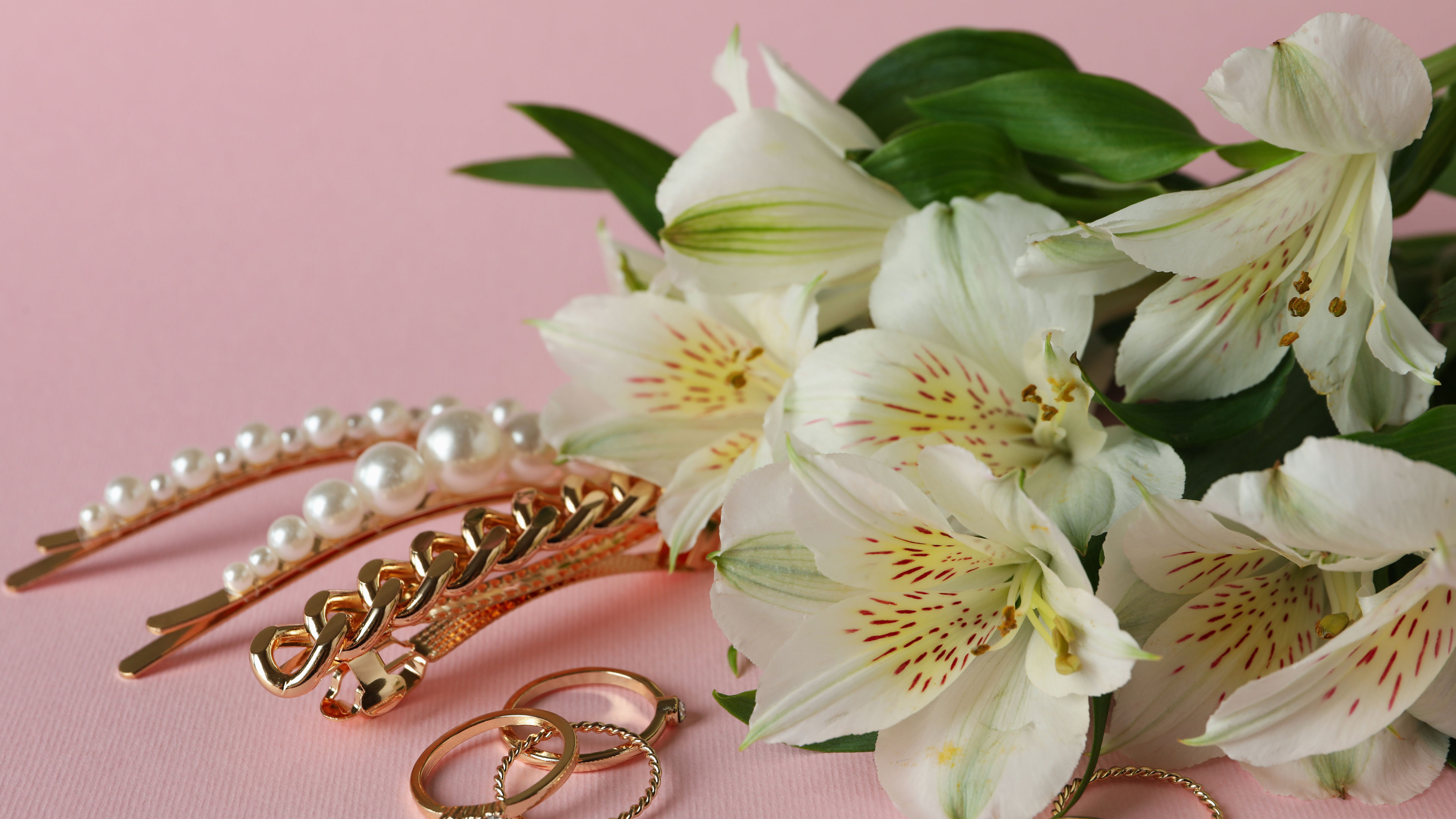 Jewellery on a table