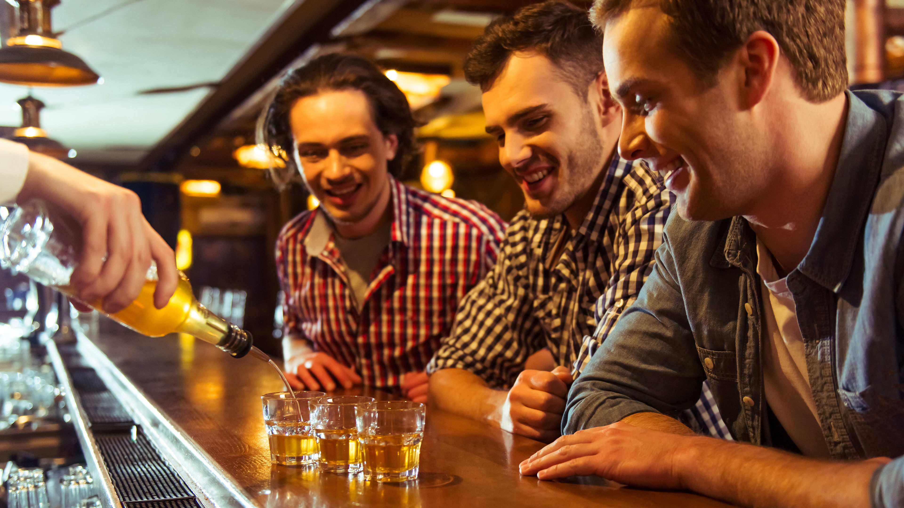 Men in a pub