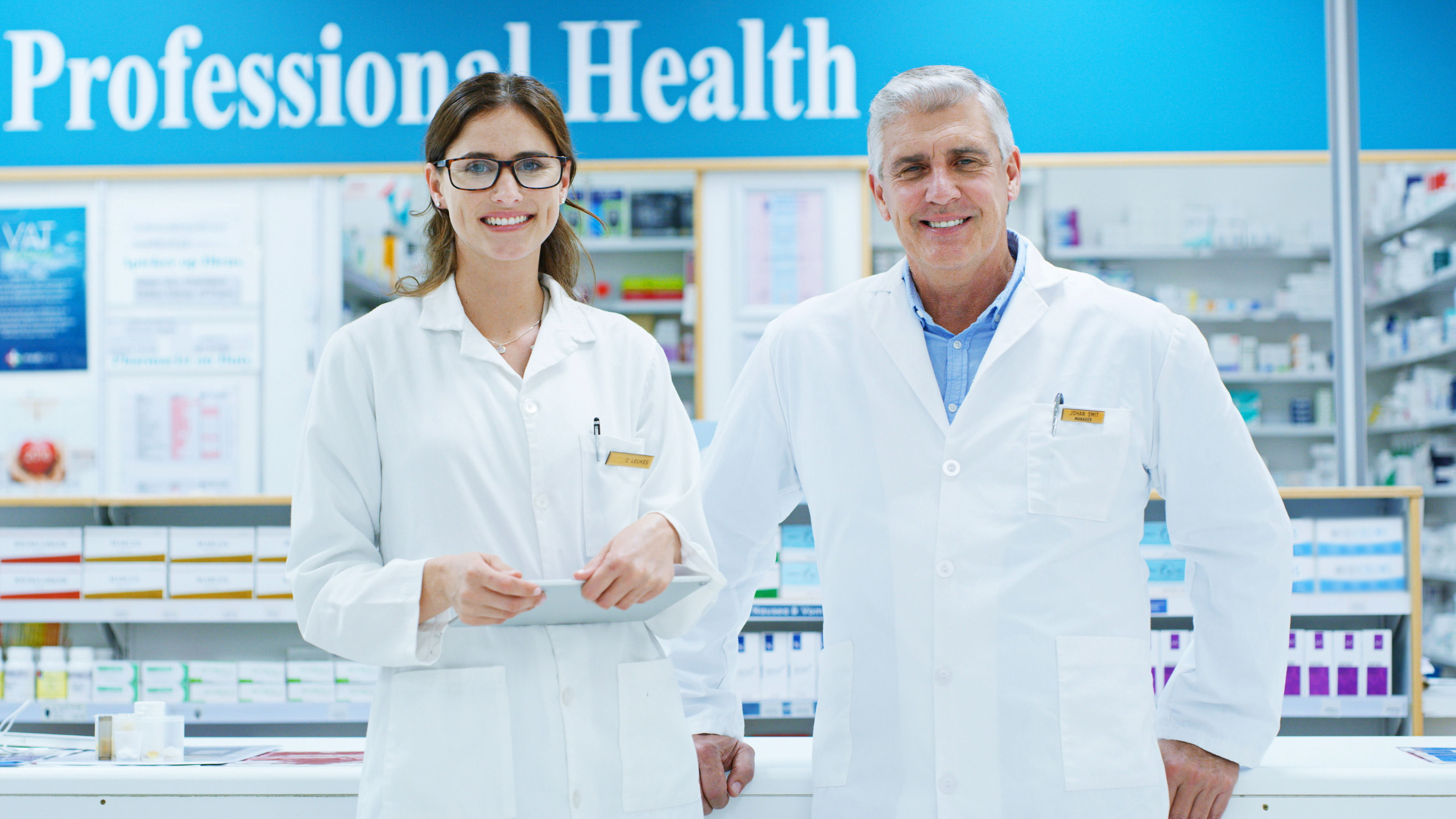 Two pharmacists