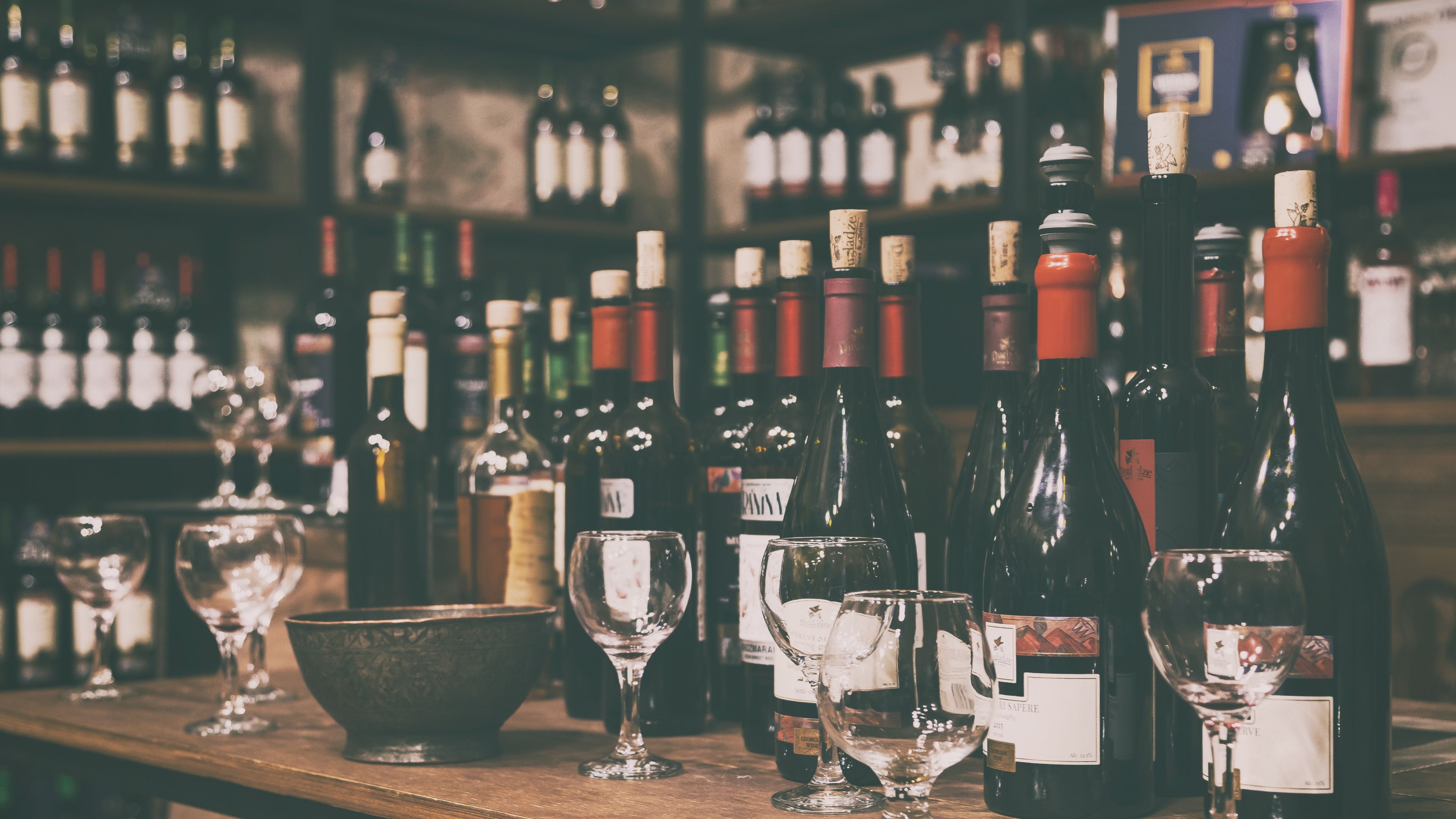 Wine tasting in a winery in Kakheti, Georgia