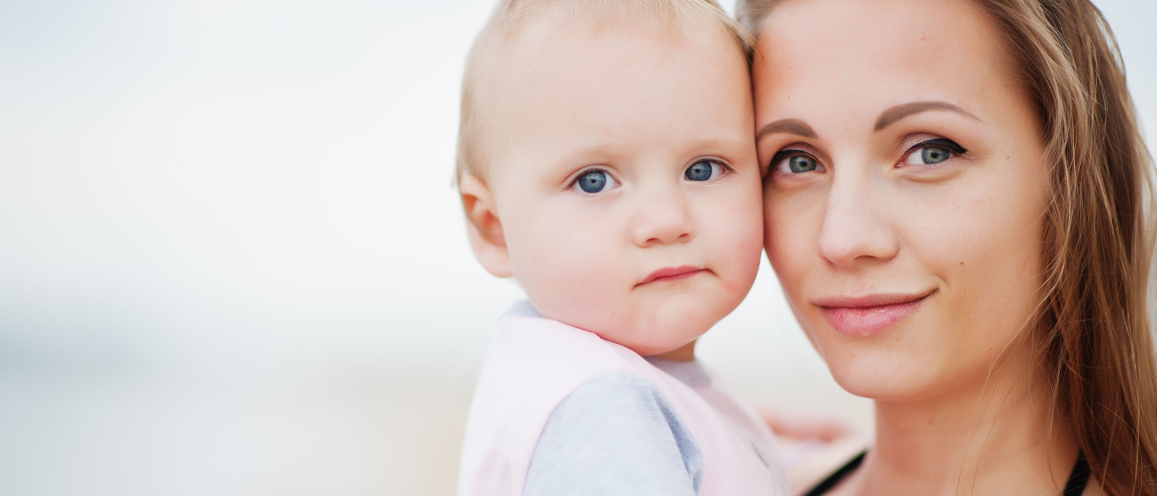 Woman and baby 