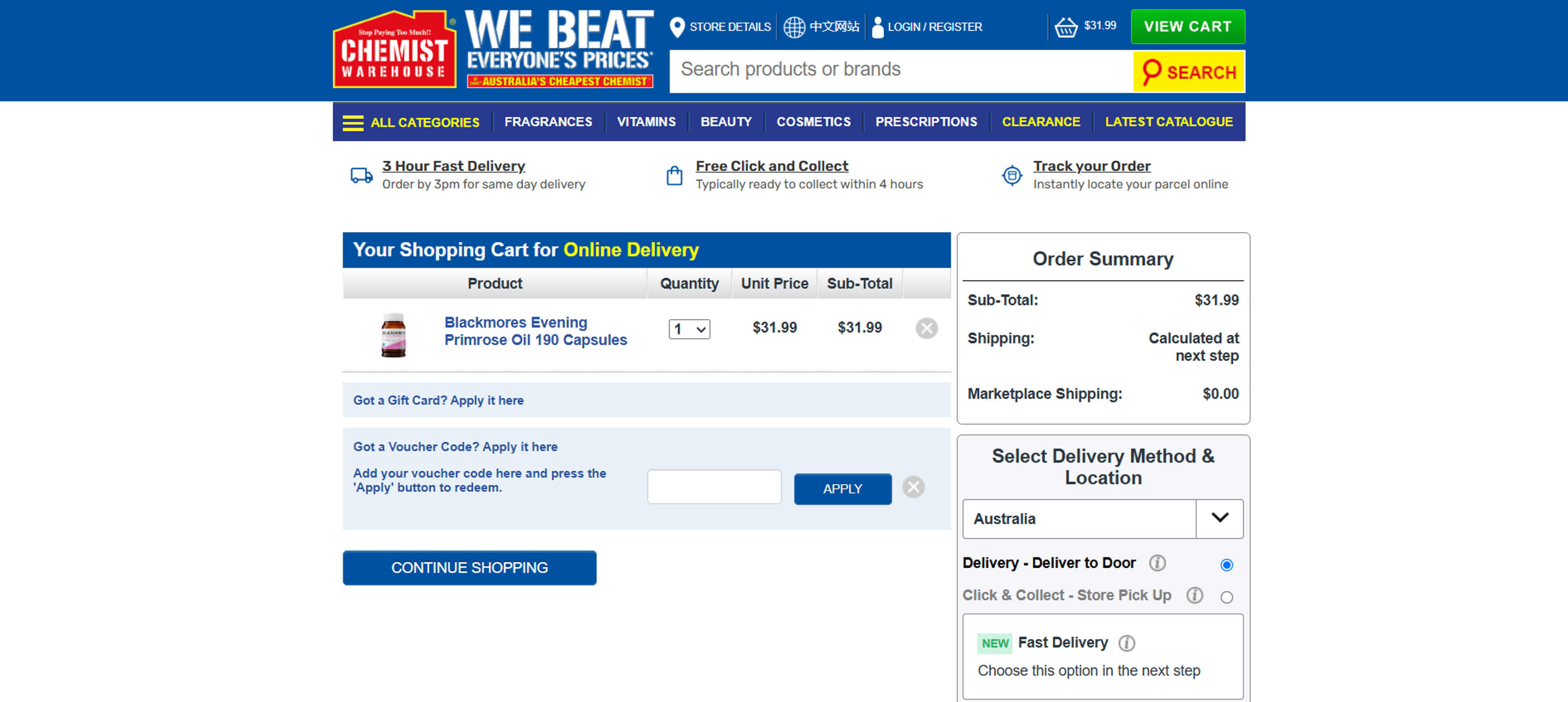 How to Use Coupon for Chemist warehouse