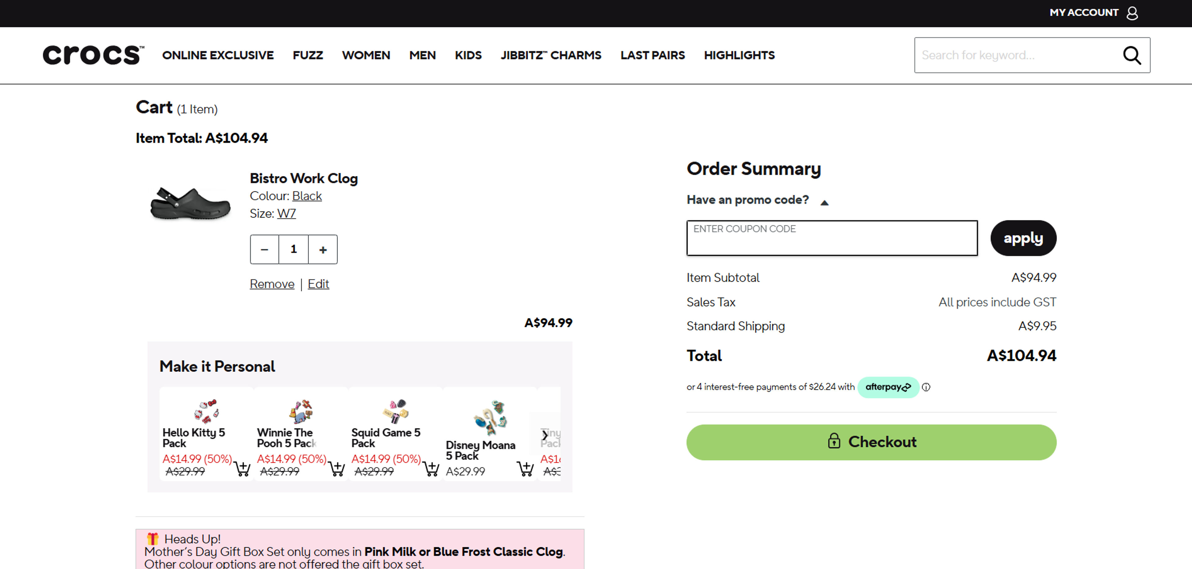 How to use coupon for Crocs