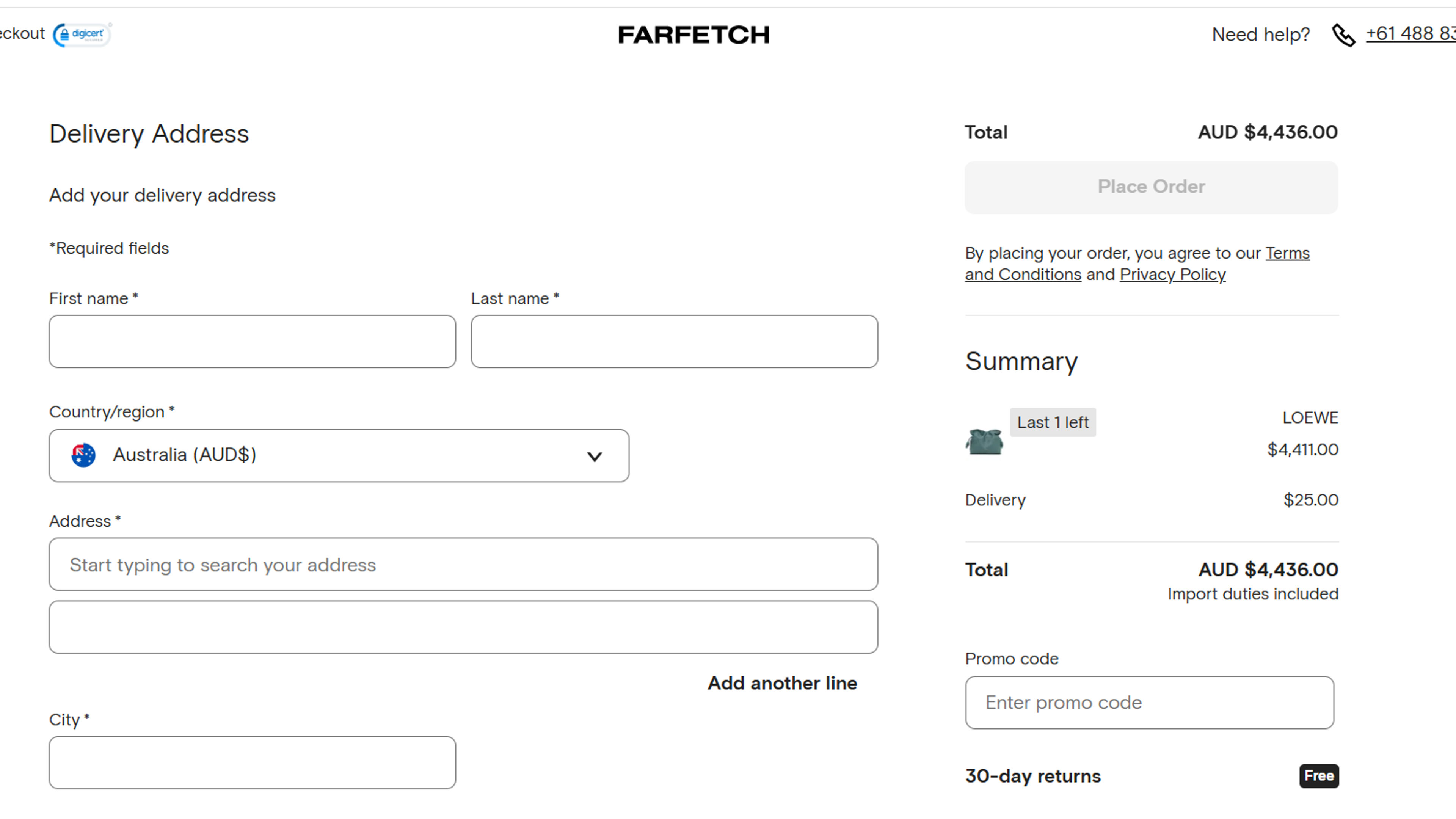 How to use coupon for Farfetch