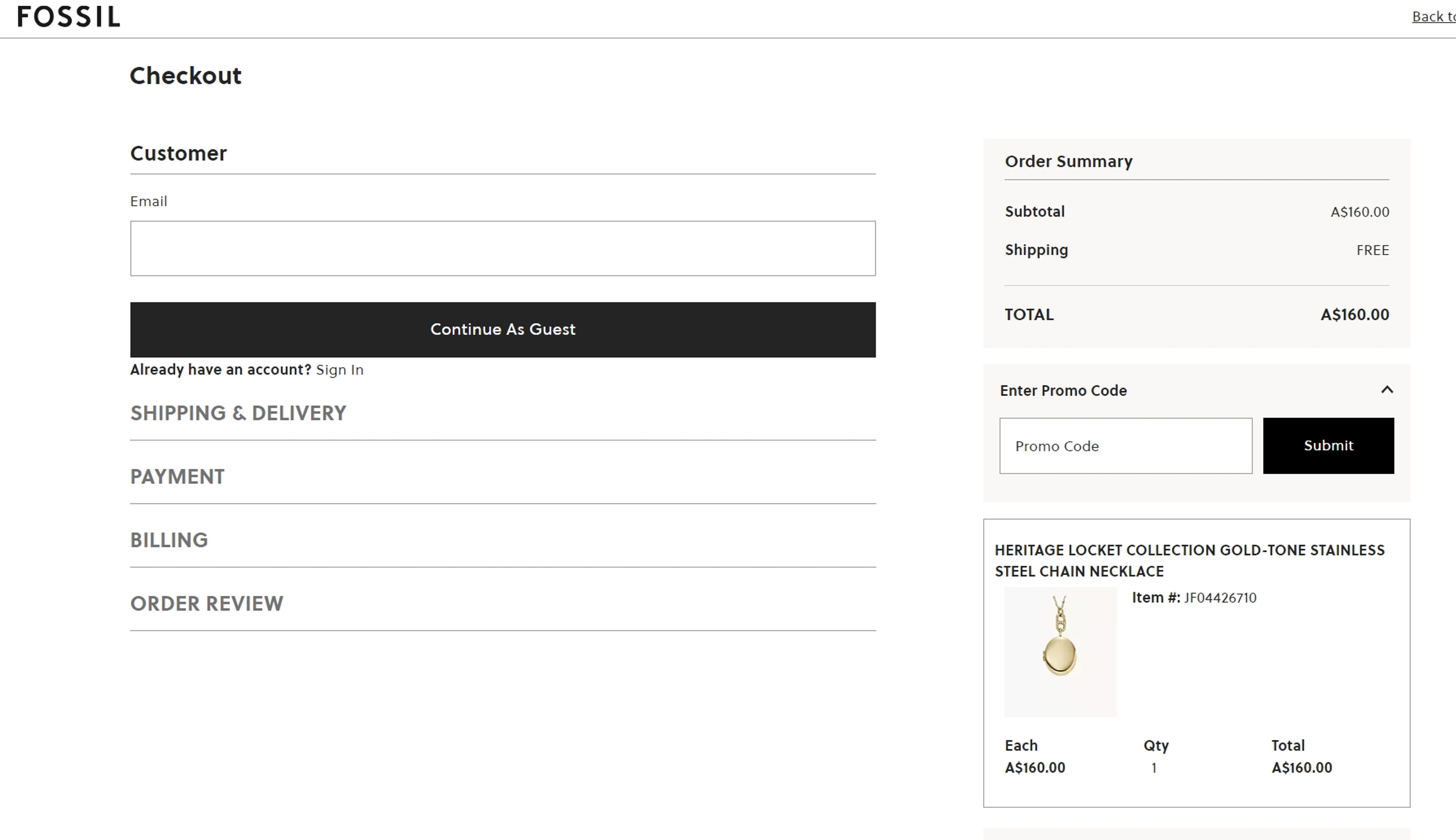 How to use coupon for Fossil