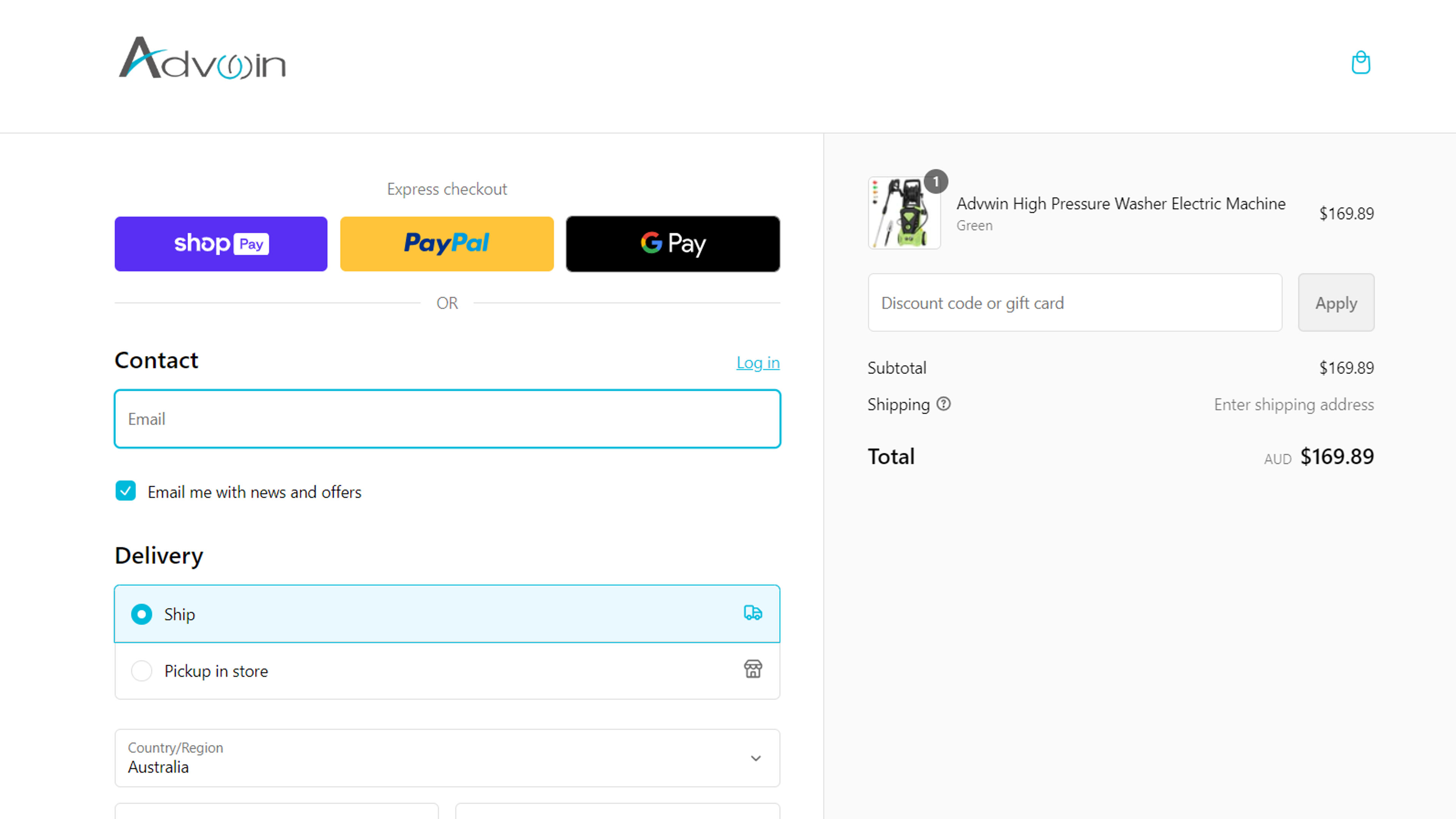 How to use coupon for Advwin