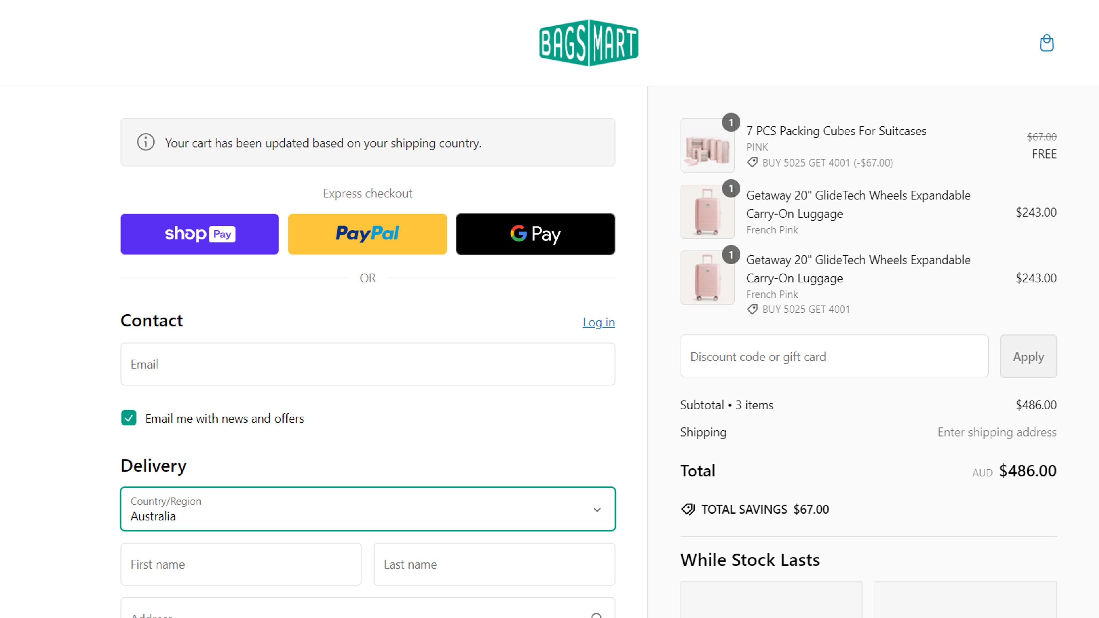 How to use coupon for bagsmart