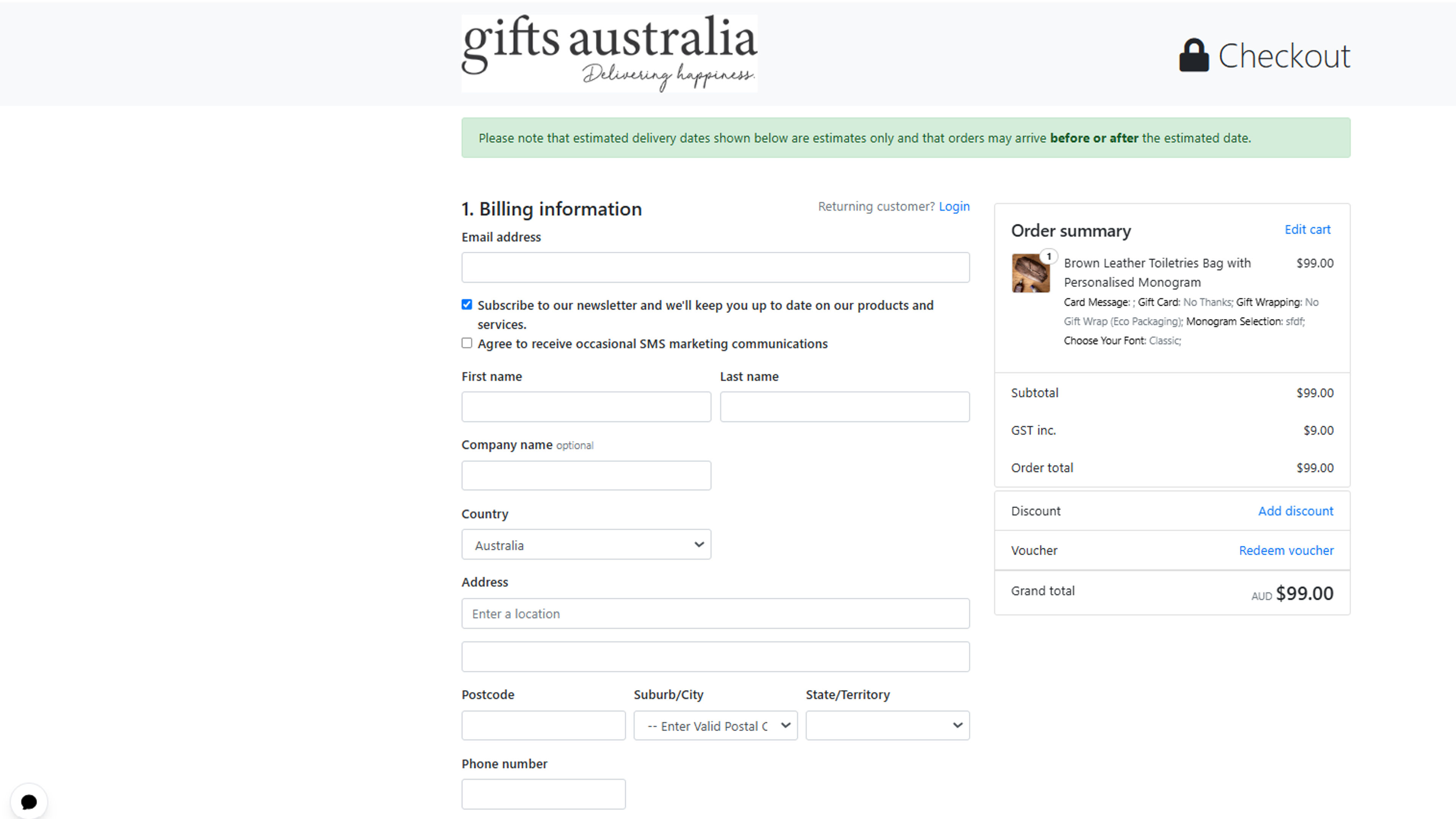 How to Use Coupon for Gifts Australia