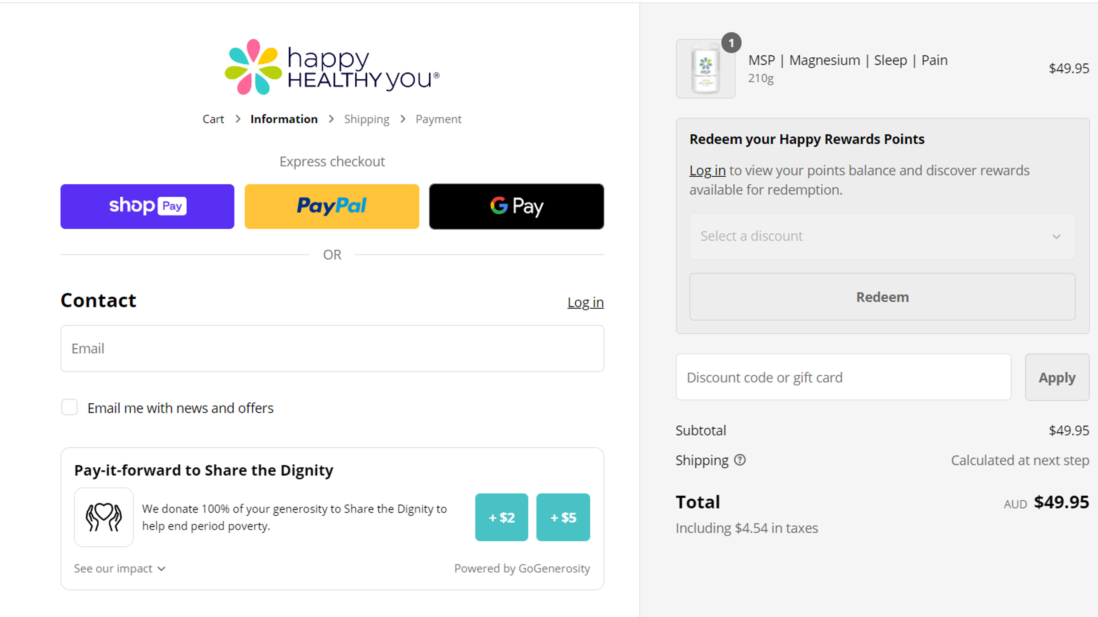 How to use coupon for Happy Healthy You