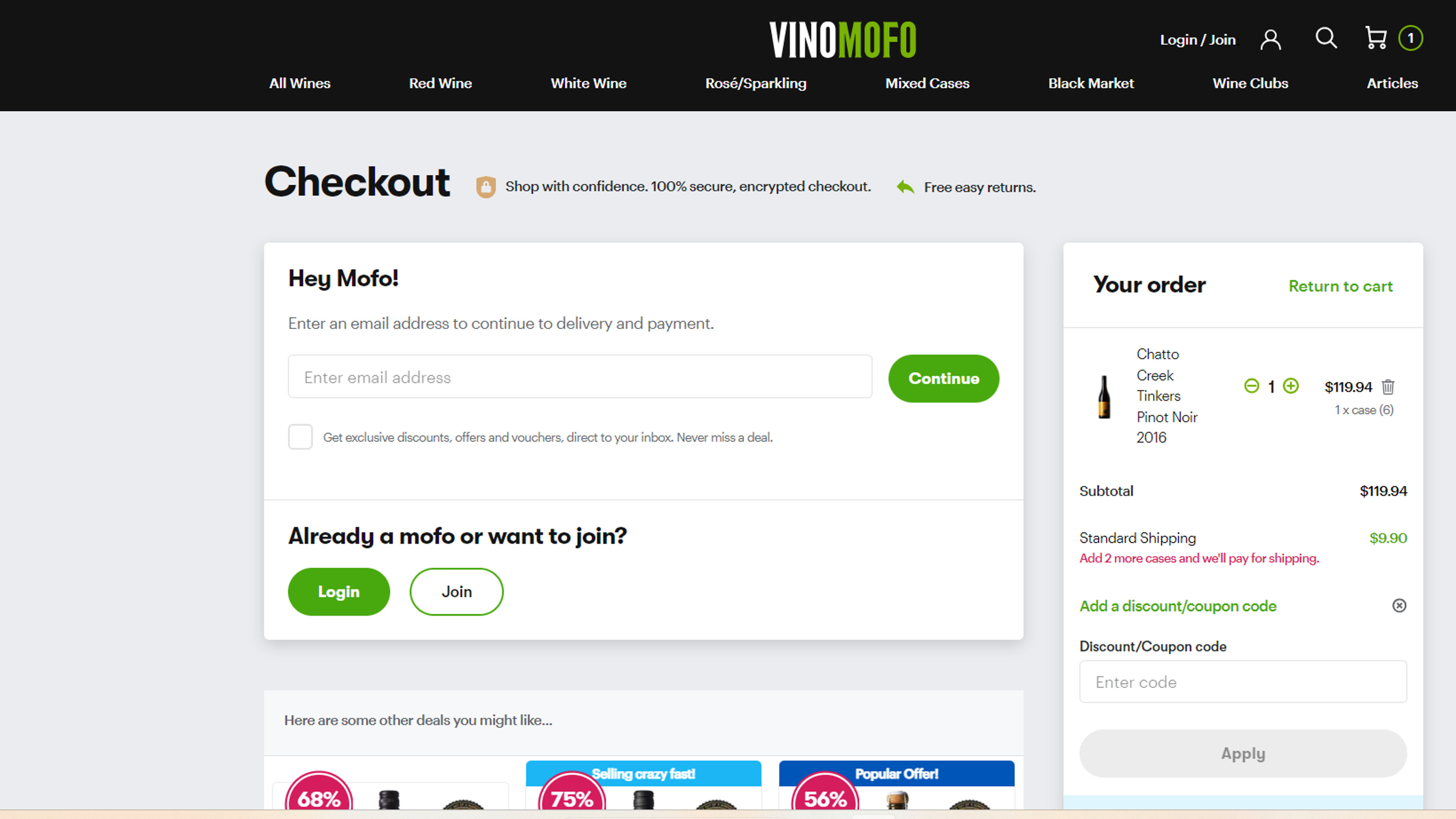 How to use coupon for Vinomofo