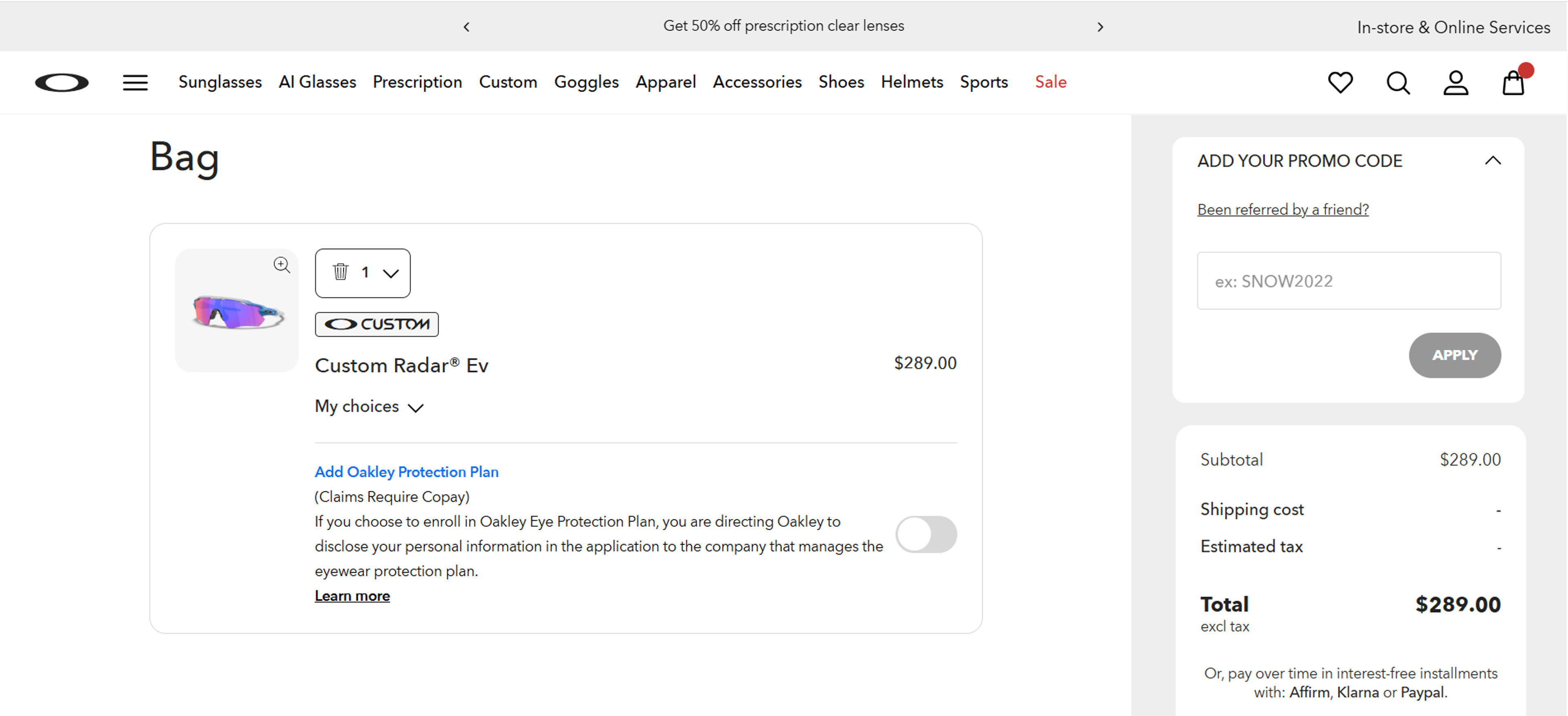 How to Use Coupon for Oakley