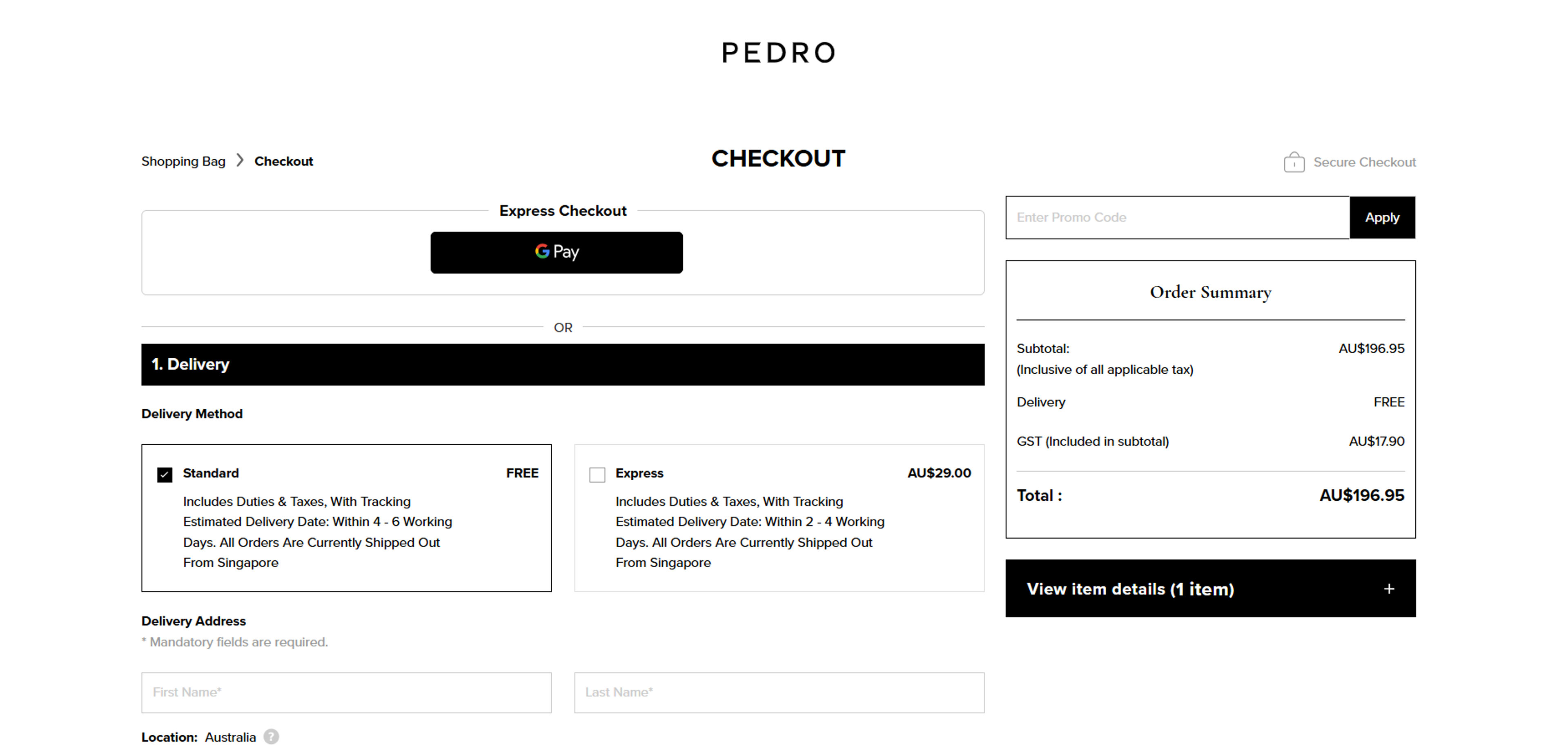 How to Use Coupon for Pedro