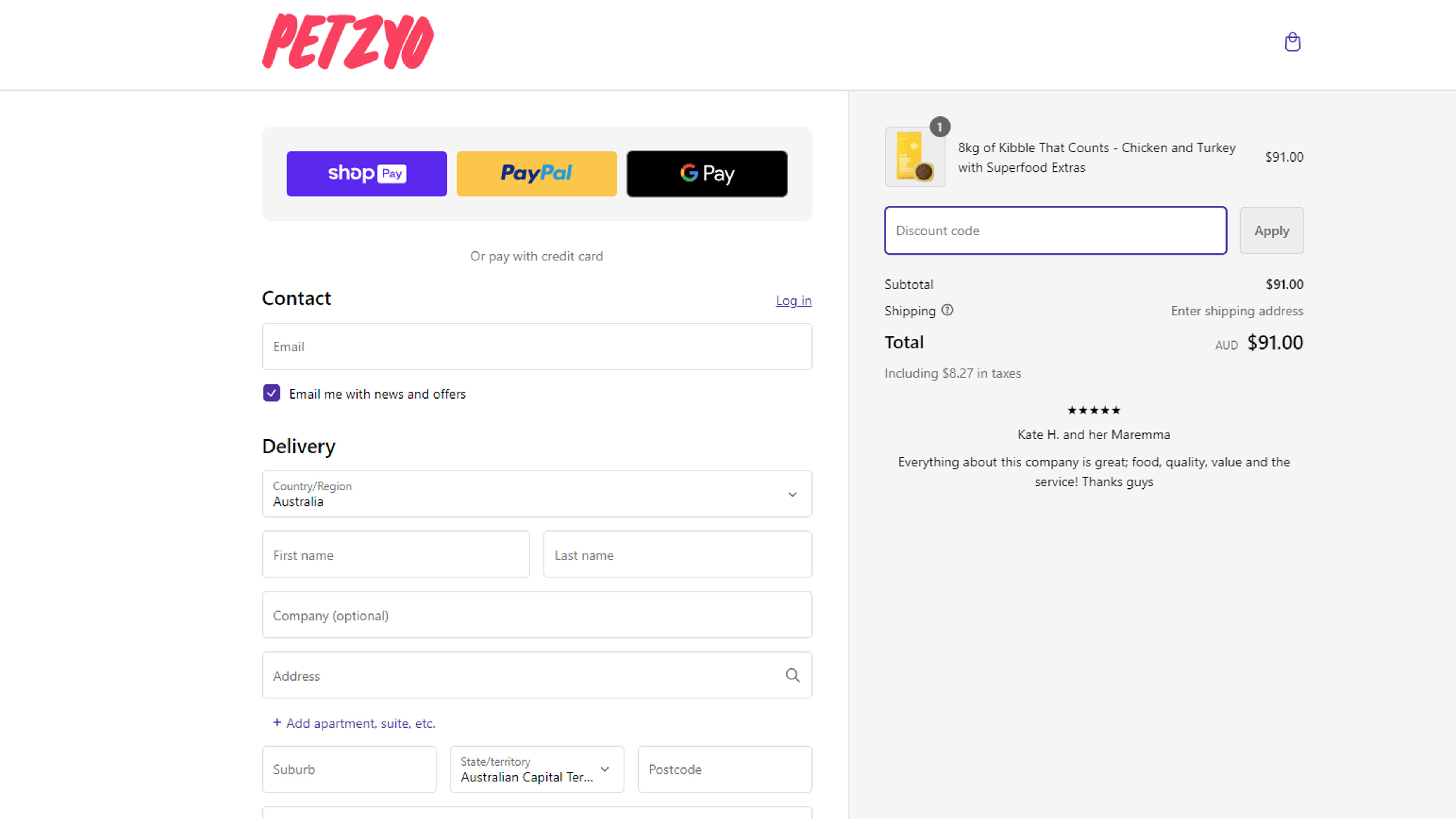 How to Use Coupon for Petzyo