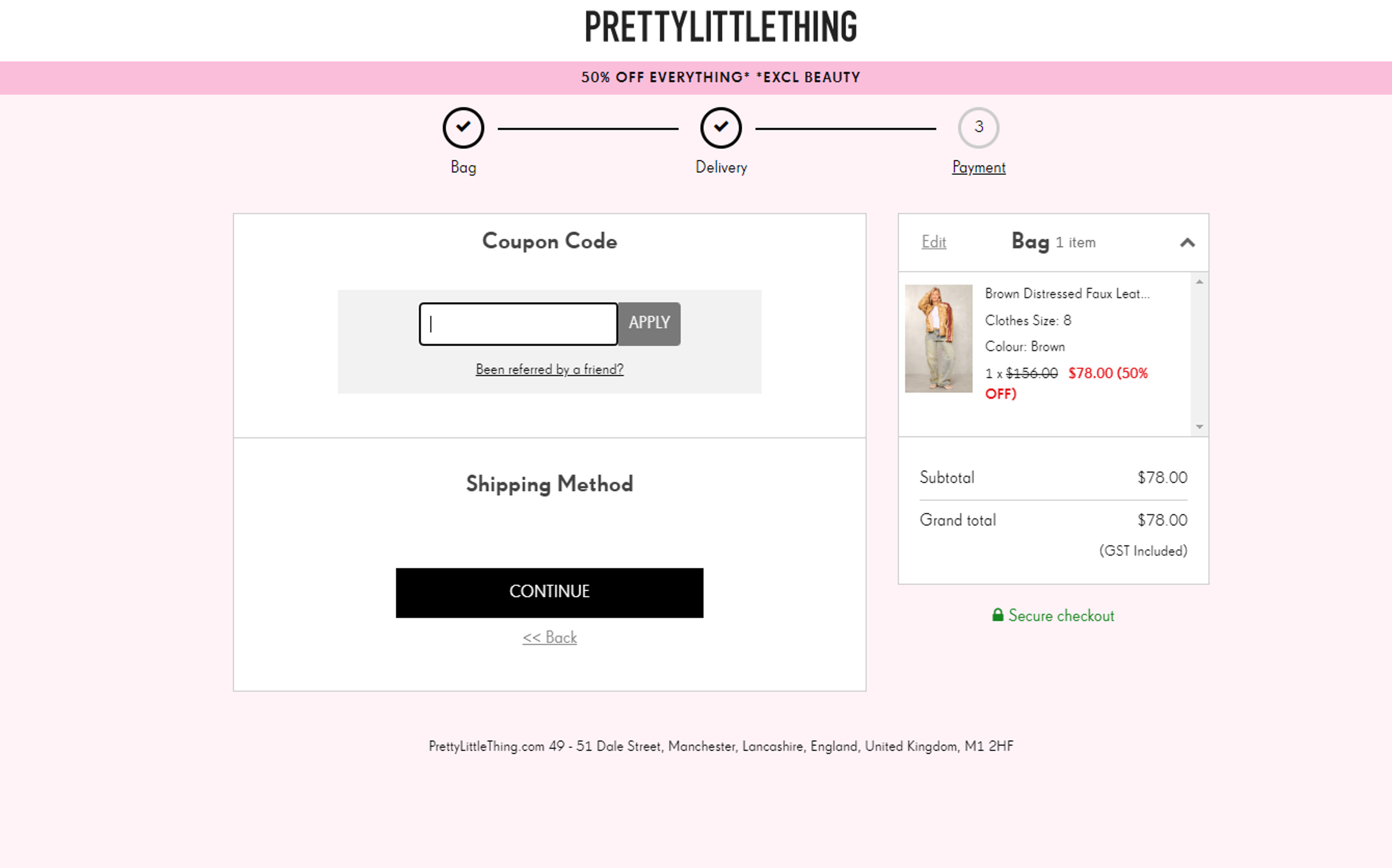 How to Use Coupon for Pretty Little Thing 