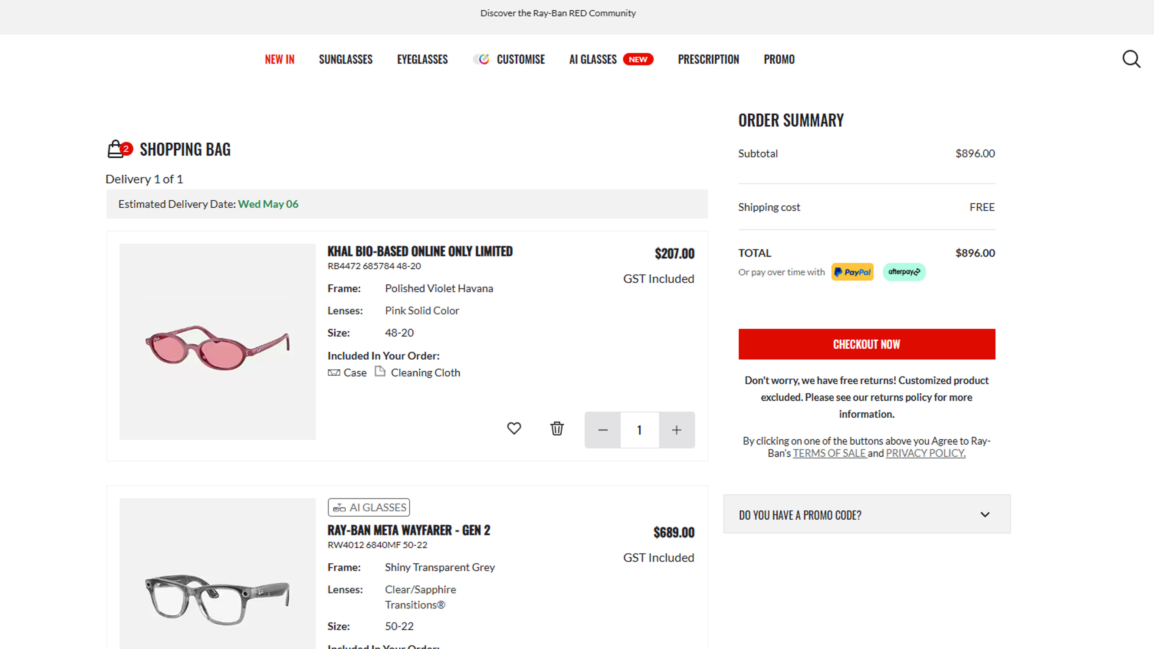 How to Use Coupon for Ray ban