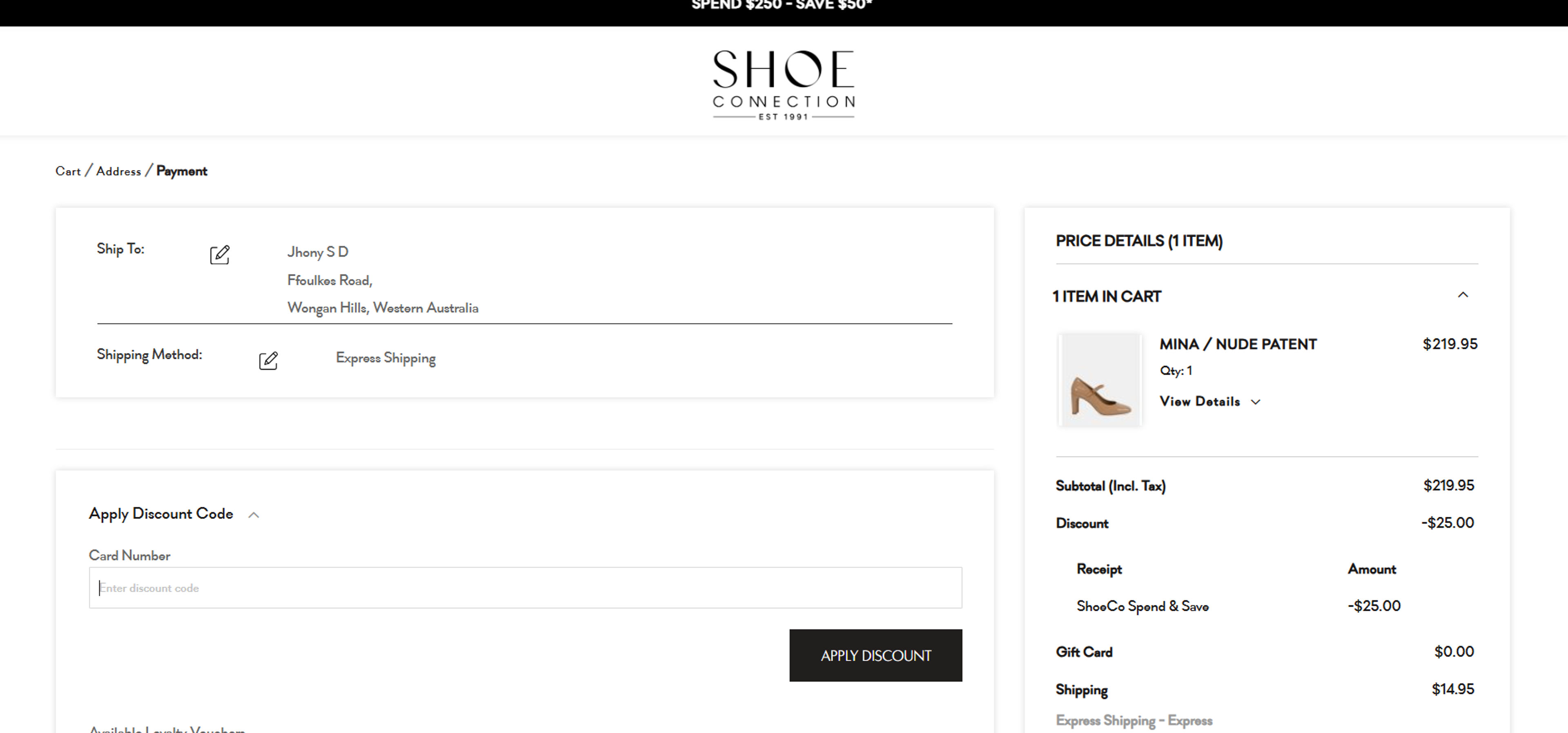 How to use coupon for Shoe Connection