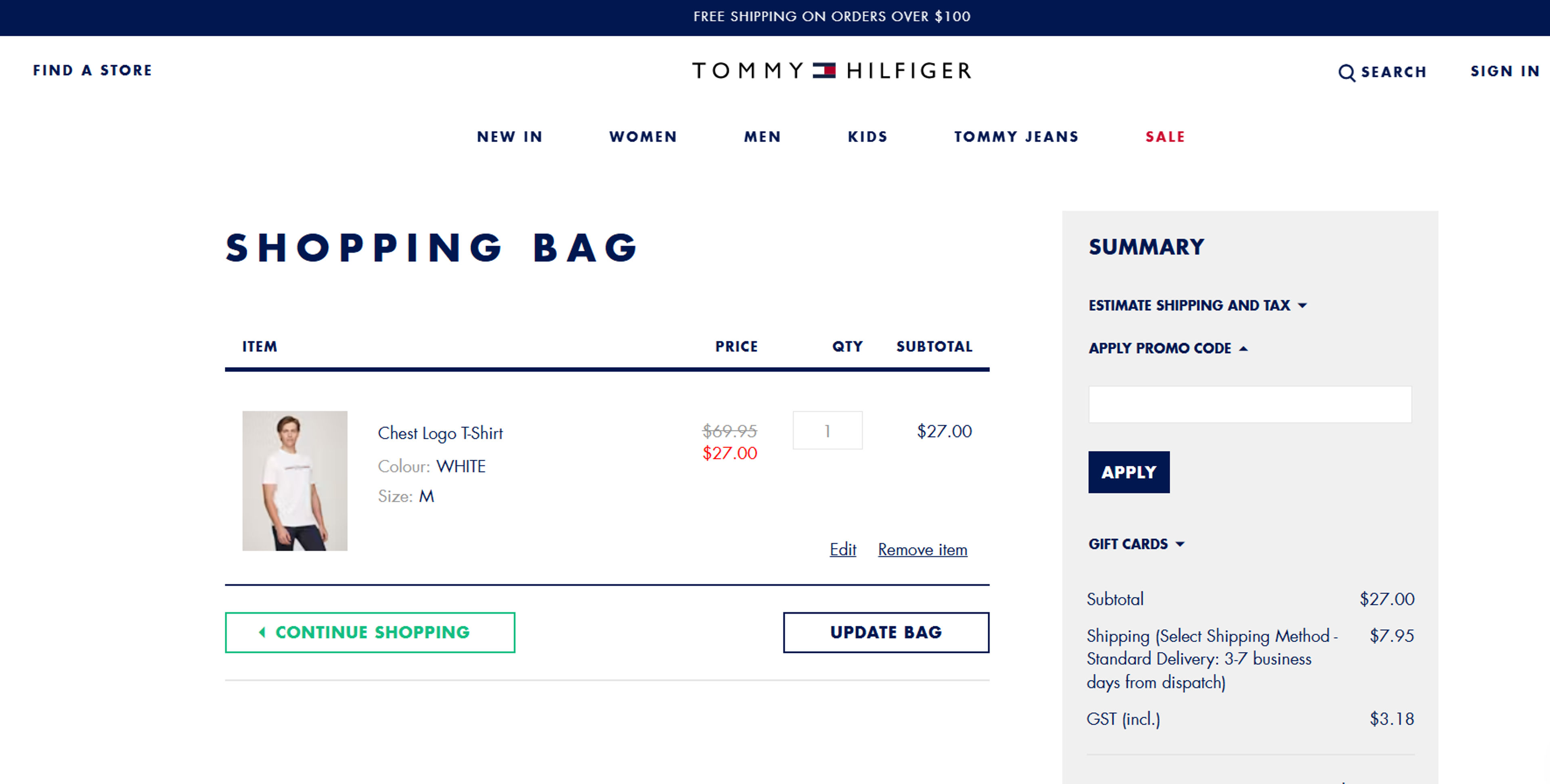 How to use coupon for Tommy Hilfiger