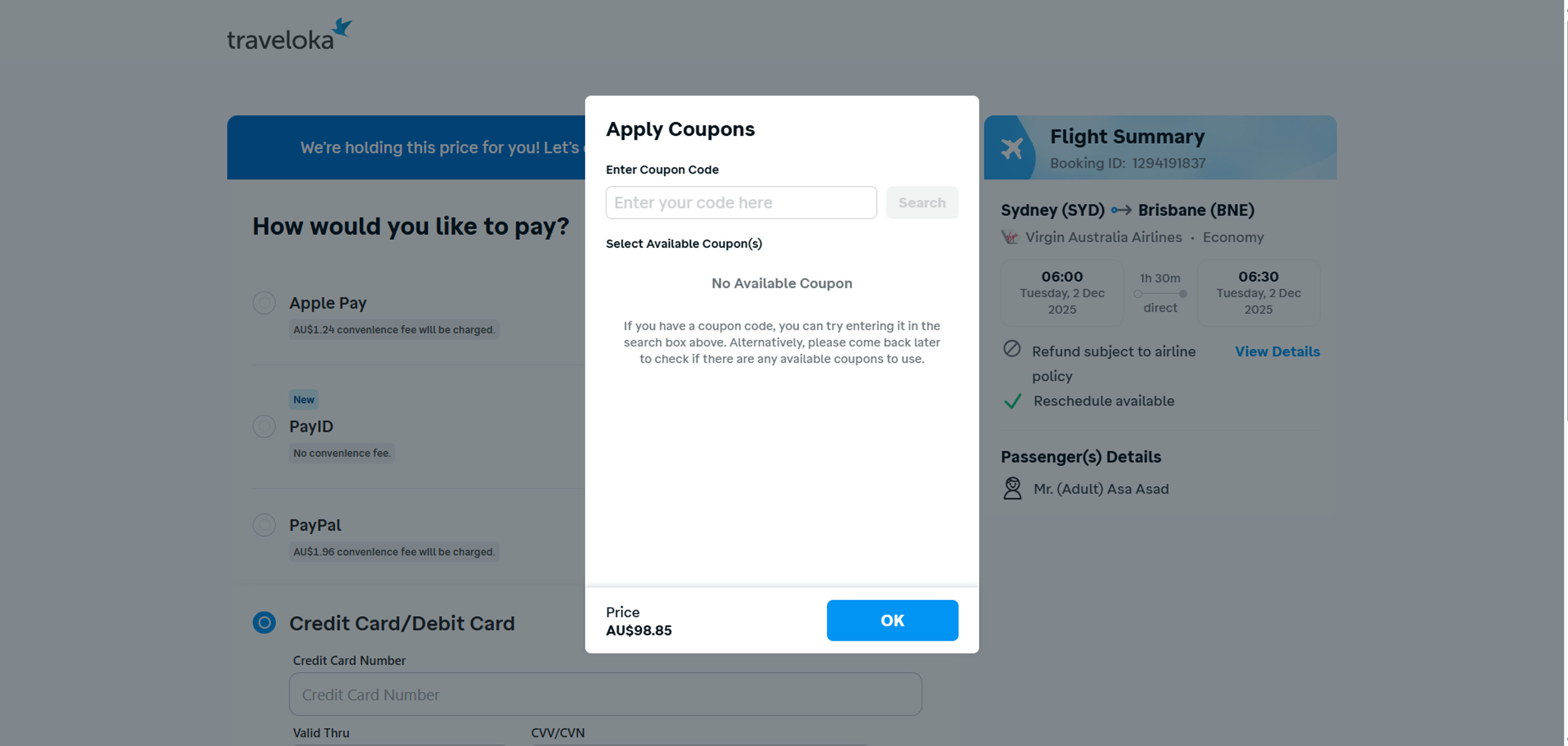 How to use coupon for  Traveloka
