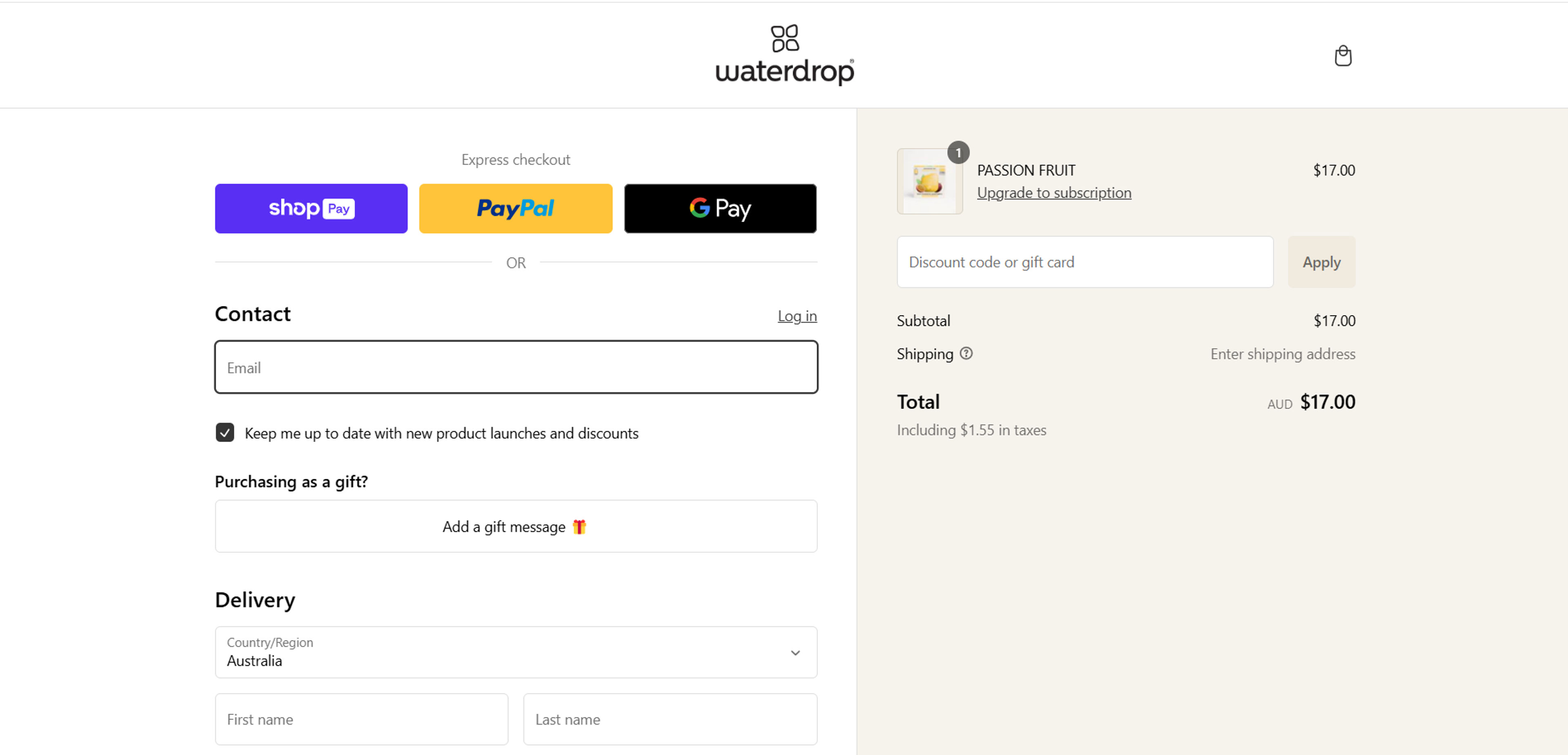 How to use coupon for waterdrop